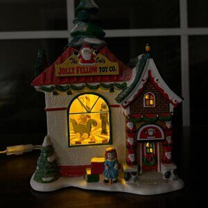 Depart 56 North Pole Series Jolly Fellow Toy Co. Store Village Building 40355